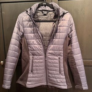Mondetta Women's Purple and Gray Puffer Jacket